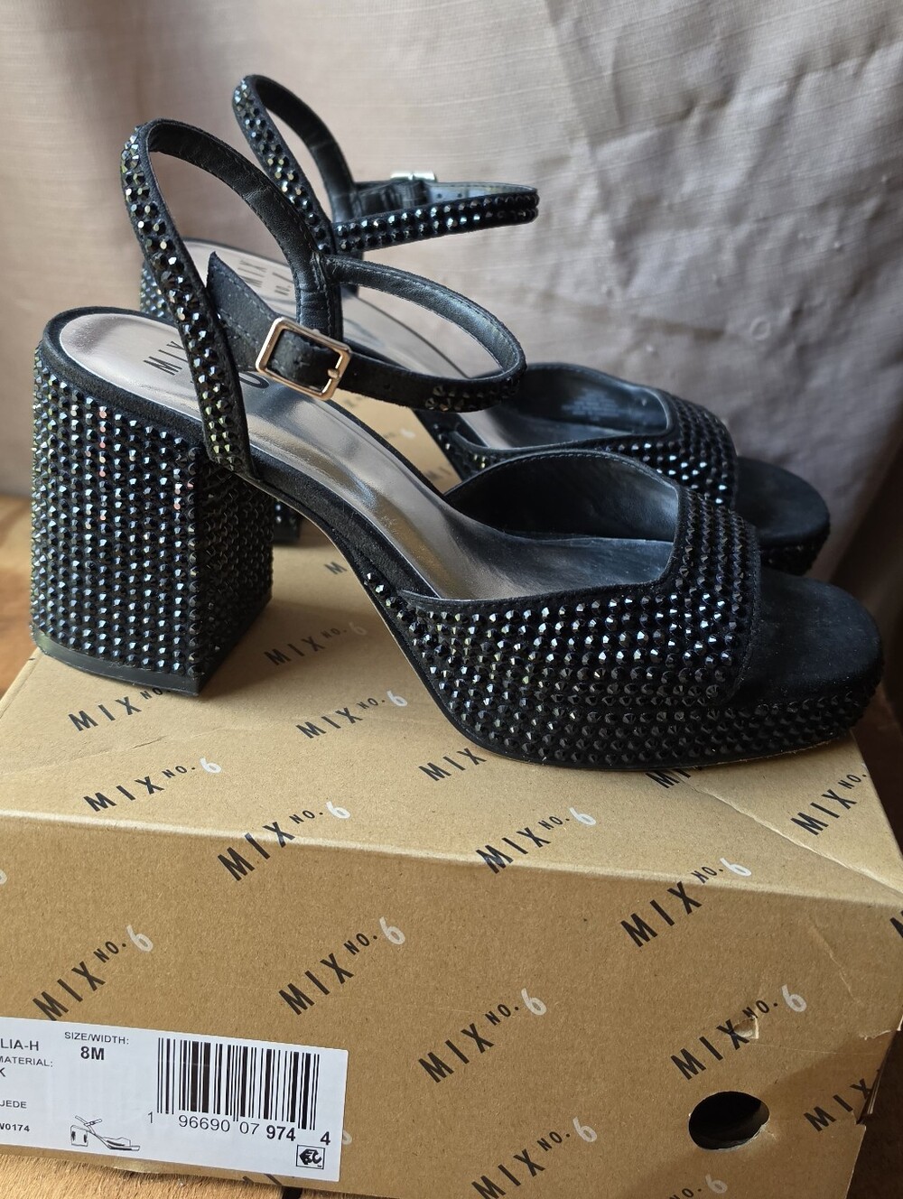 Mix No 6 Rhinestone Heels